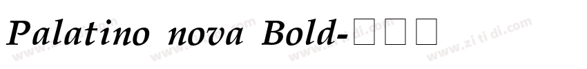 Palatino nova Bold字体转换 Palatino nova Bold字体转换